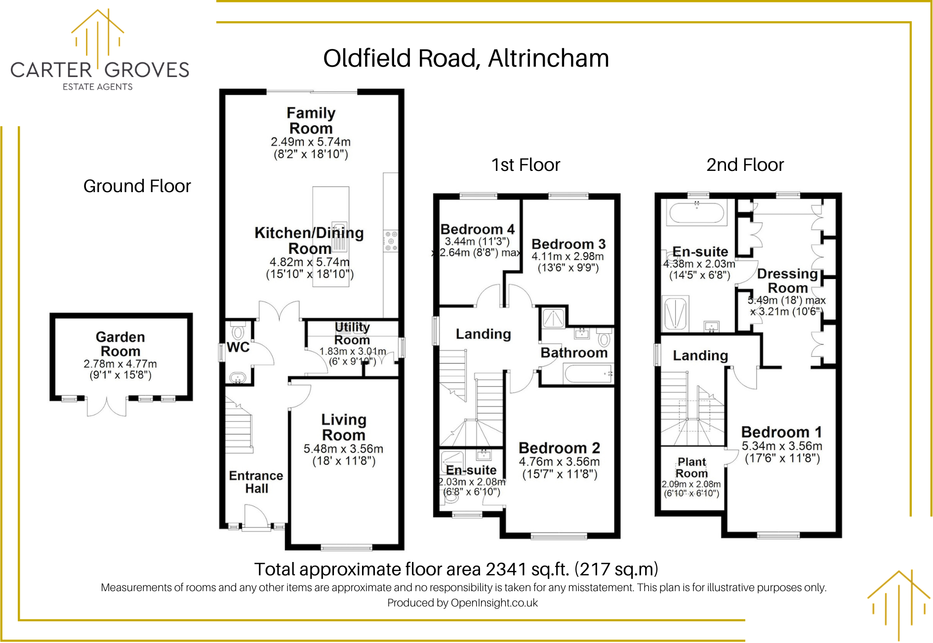 Oldfield Road, Altrincham, Greater Manchester, WA14 floorplan