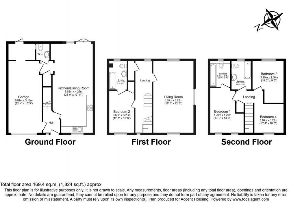 Falcon Road, Trumpington, Cambridge floorplan