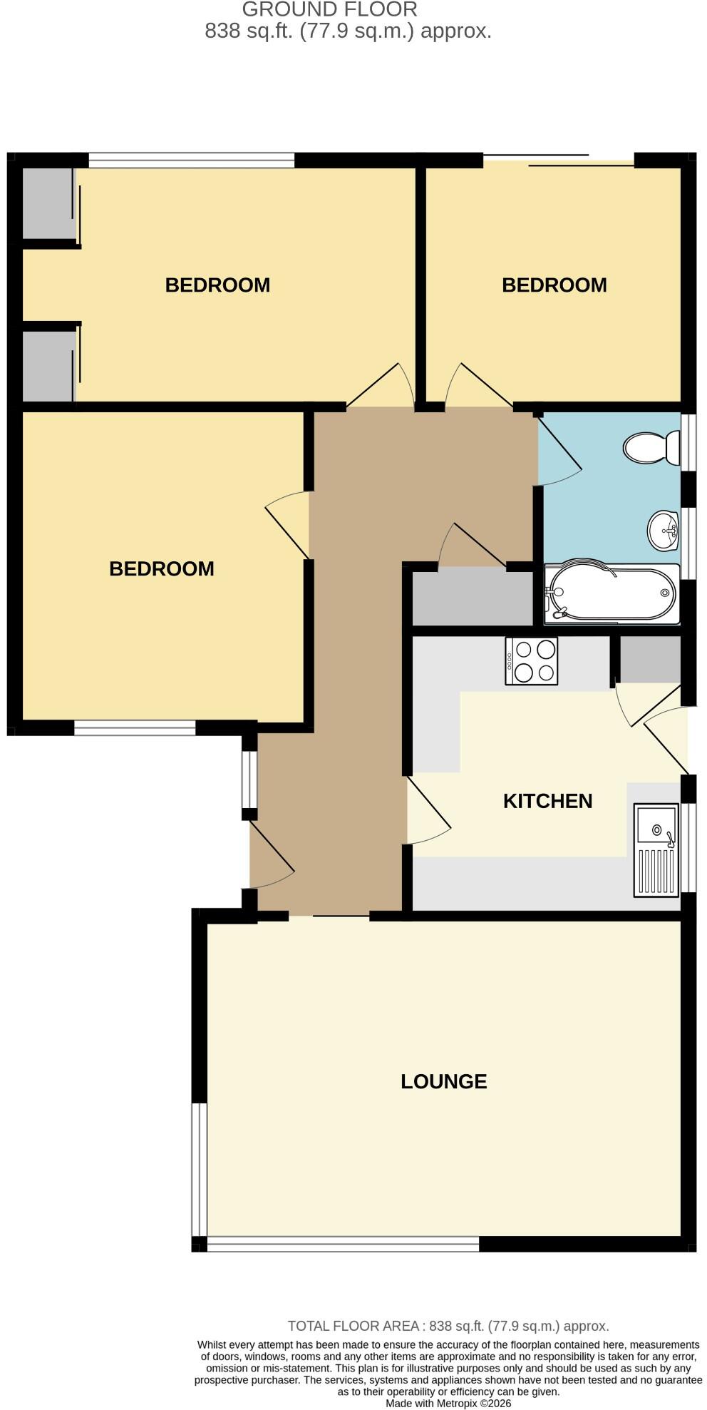 Verwood Drive, Ryde, Isle Of Wight, PO33 floorplan