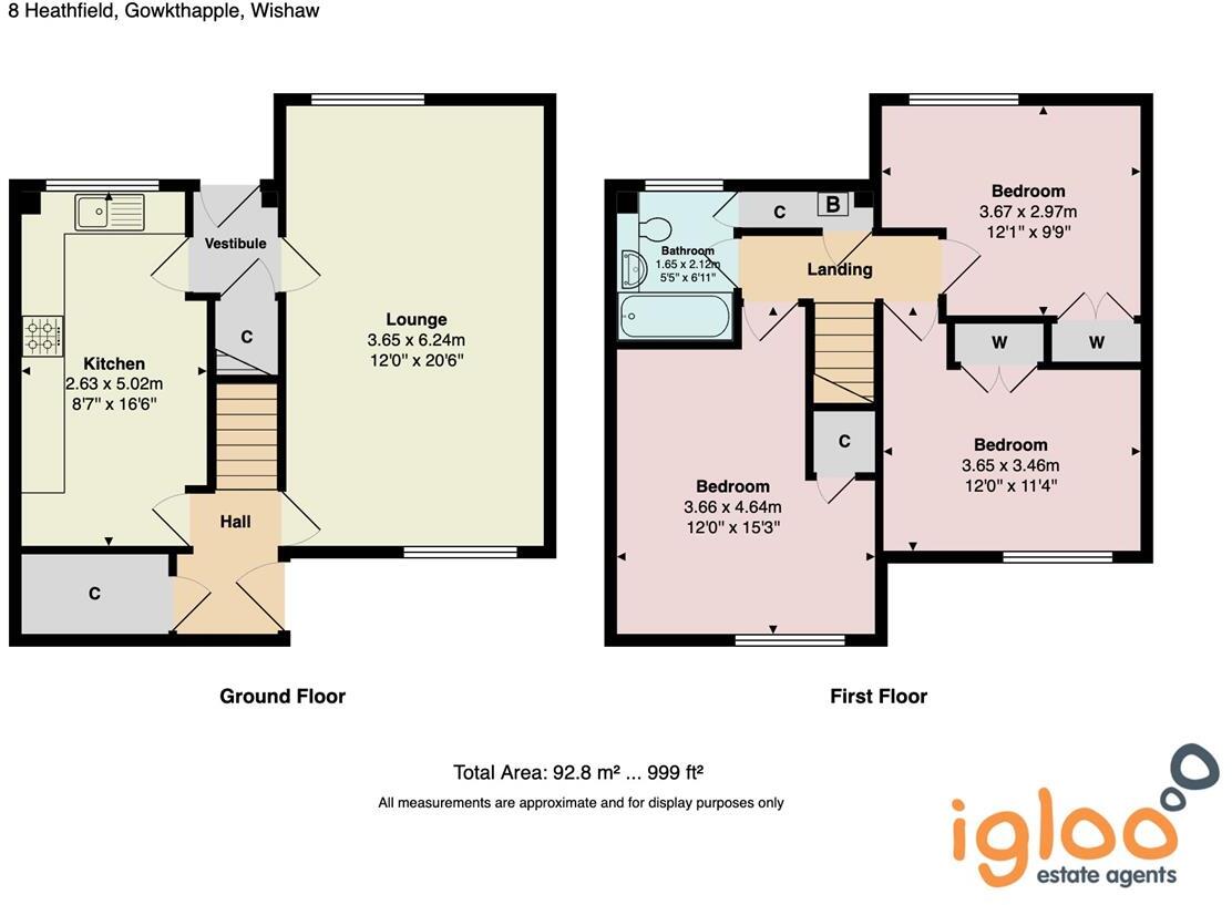 Heathfield, Wishaw floorplan
