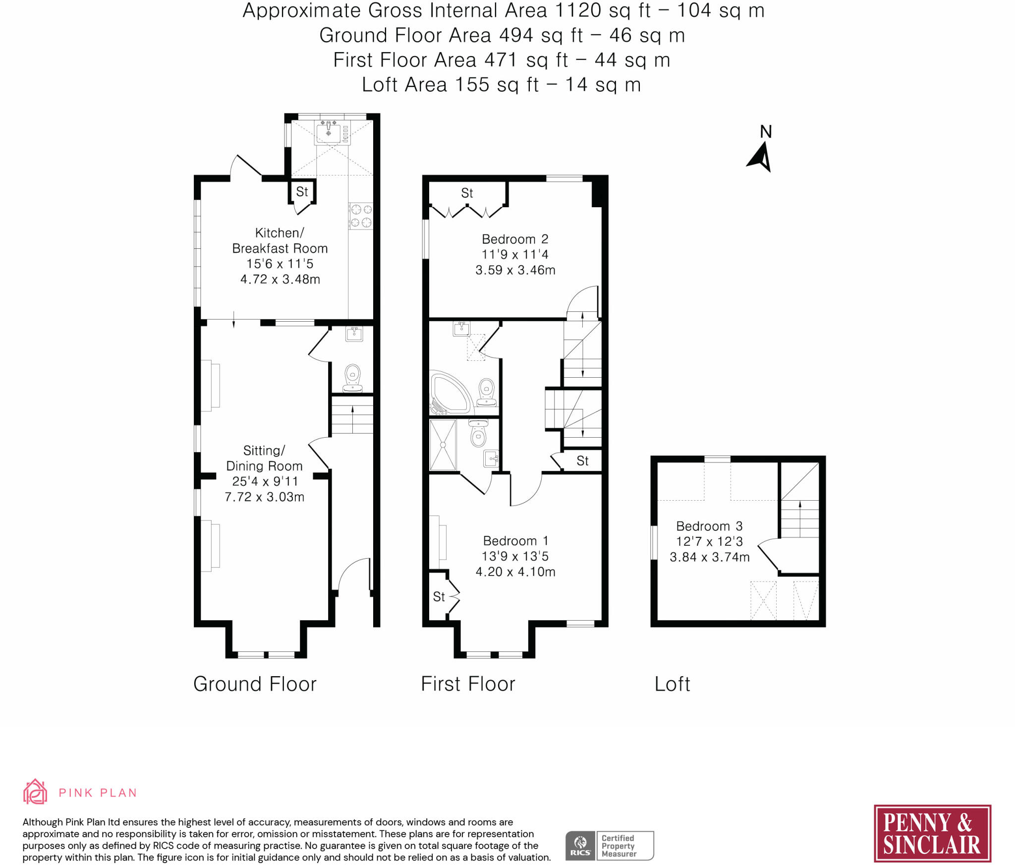 Midsomer Cottage – Charming Riverside Village Retreat floorplan