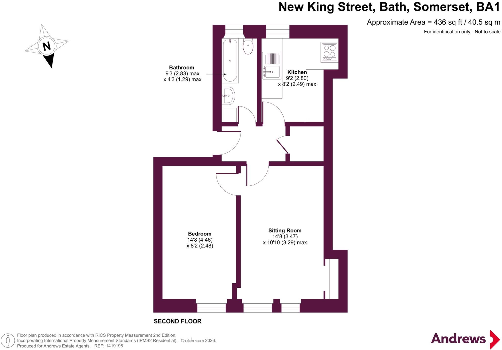 New King Street, Bath, Somerset, BA1 floorplan