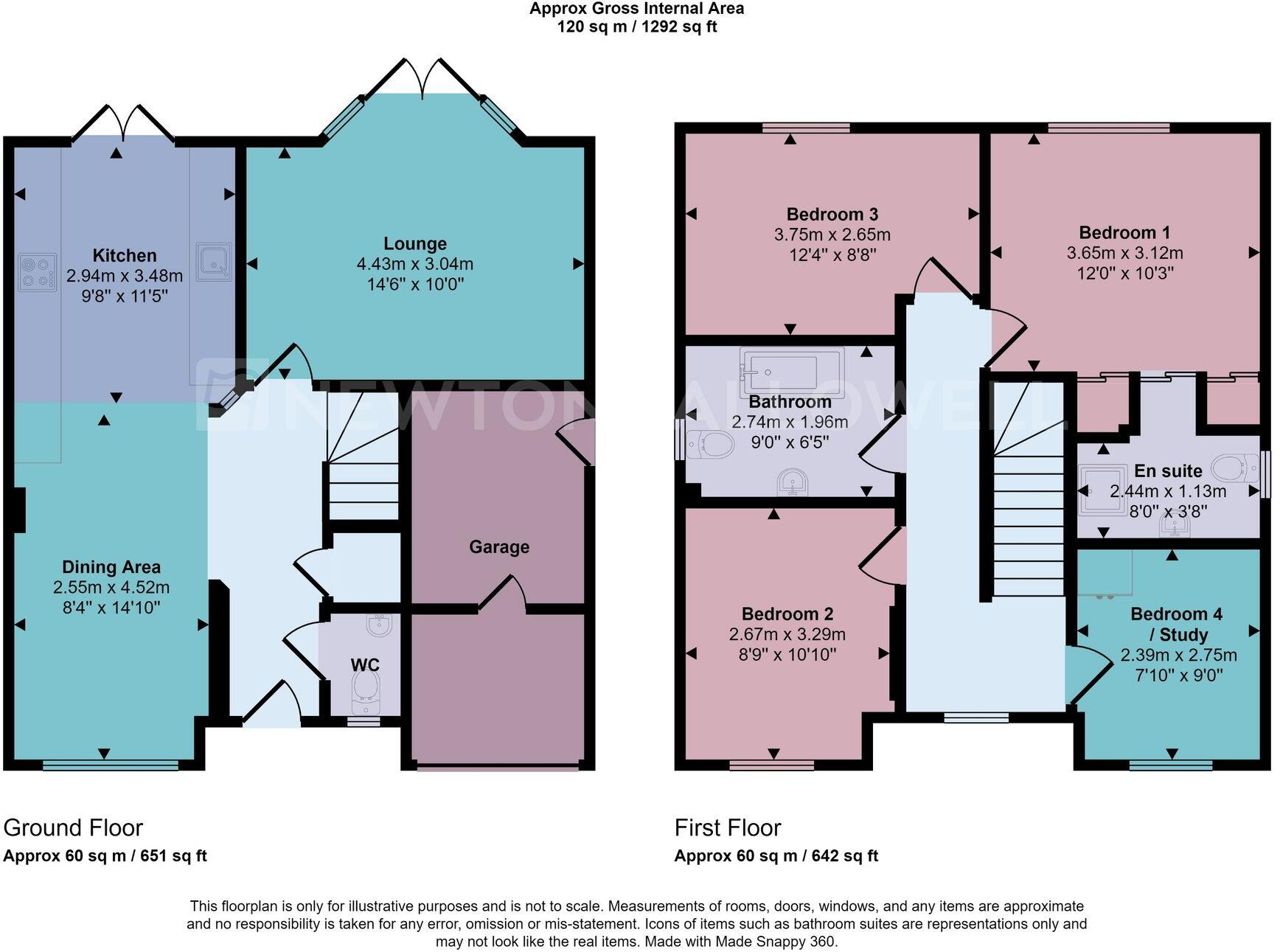 Long Lane, Coalville, LE67 floorplan