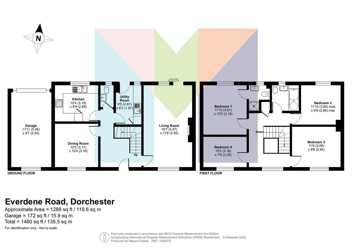 Everdene Road, Dorchester, DT1 2 floorplan