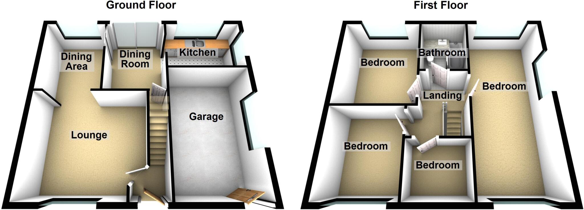 Sandringham Way, Royton, OL2 floorplan