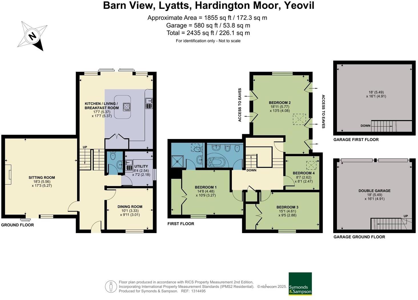 Lyatts, Hardington Moor, Yeovil floorplan