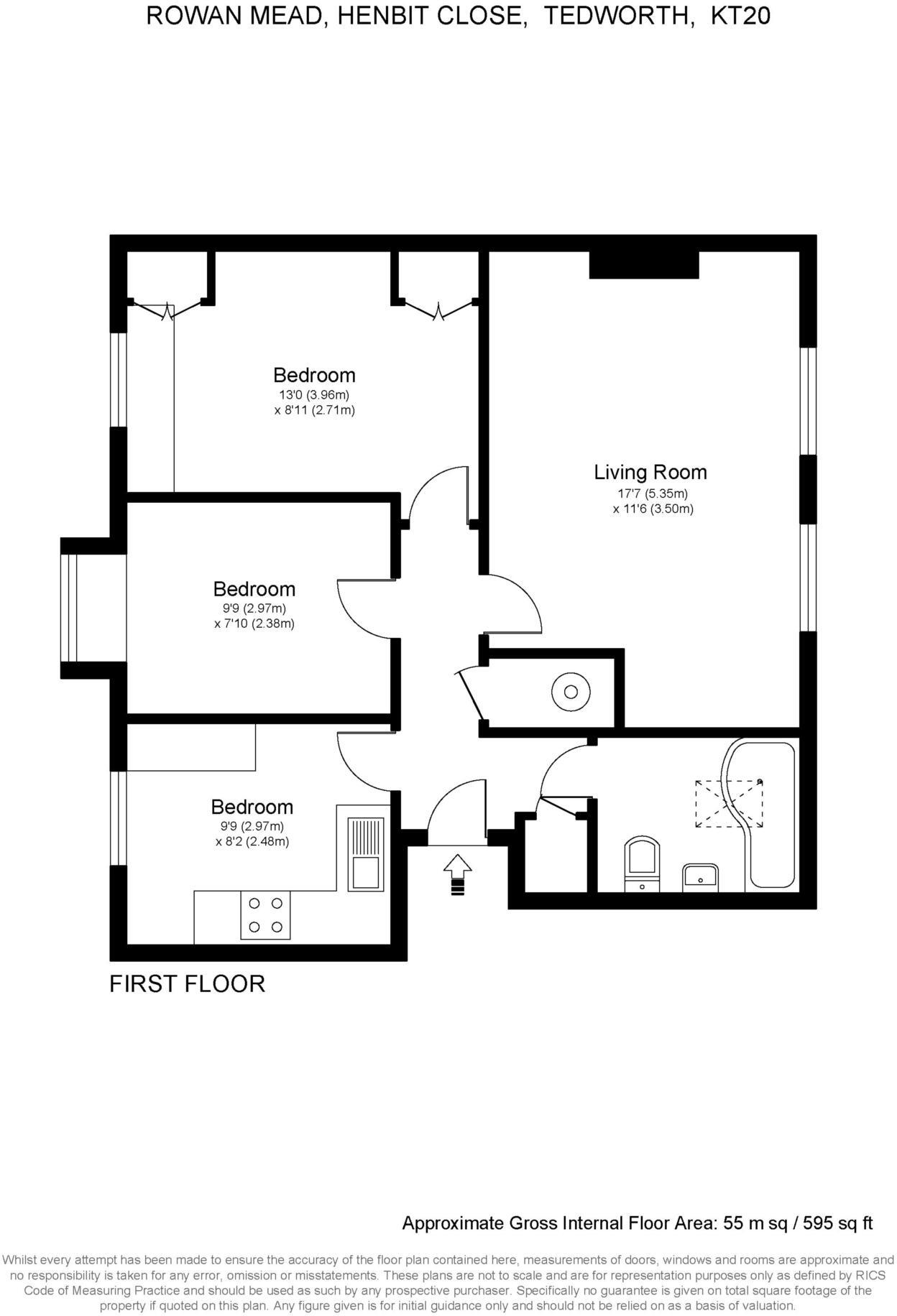 Rowan Mead, Tadworth floorplan