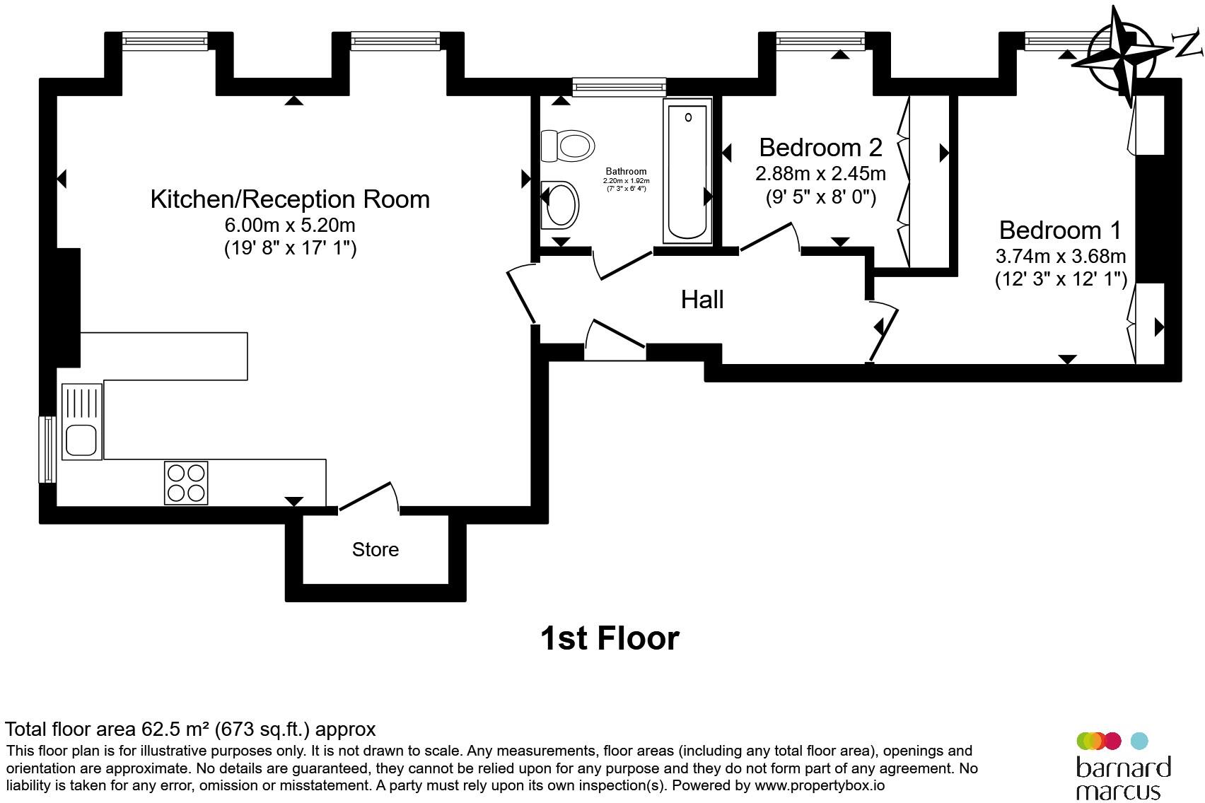 Ashley Road, Epsom floorplan