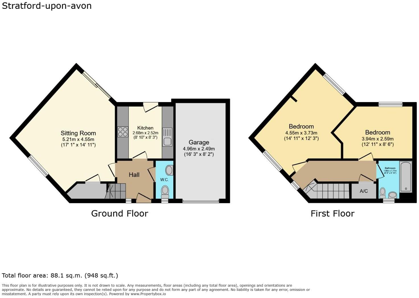 Lingfield Crescent, Stratford-upon-Avon floorplan