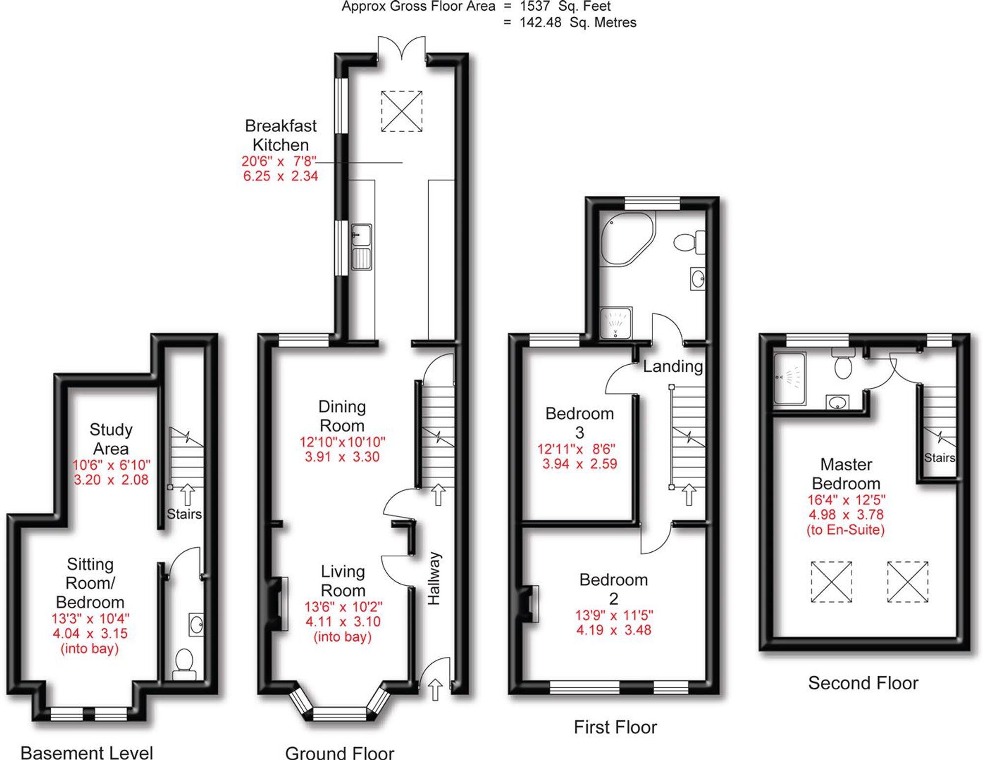 Victoria Road, Hale, WA15 floorplan
