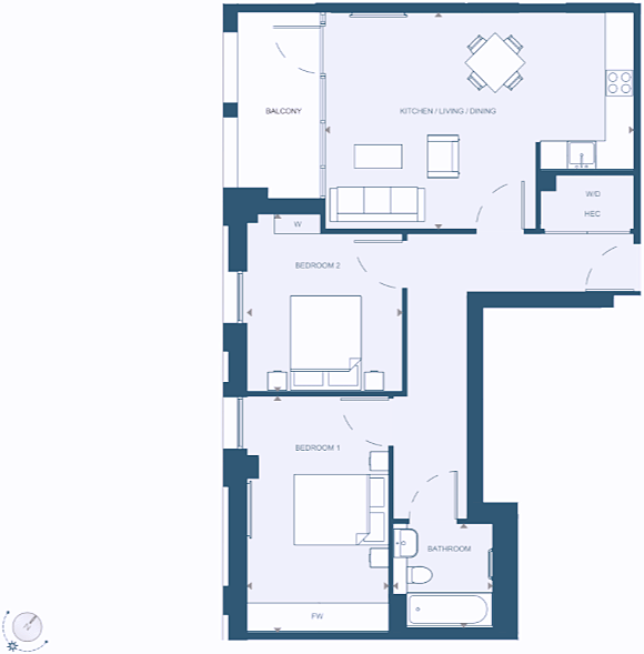 Malt House, Barley Lane, Stratford, Newham, London floorplan