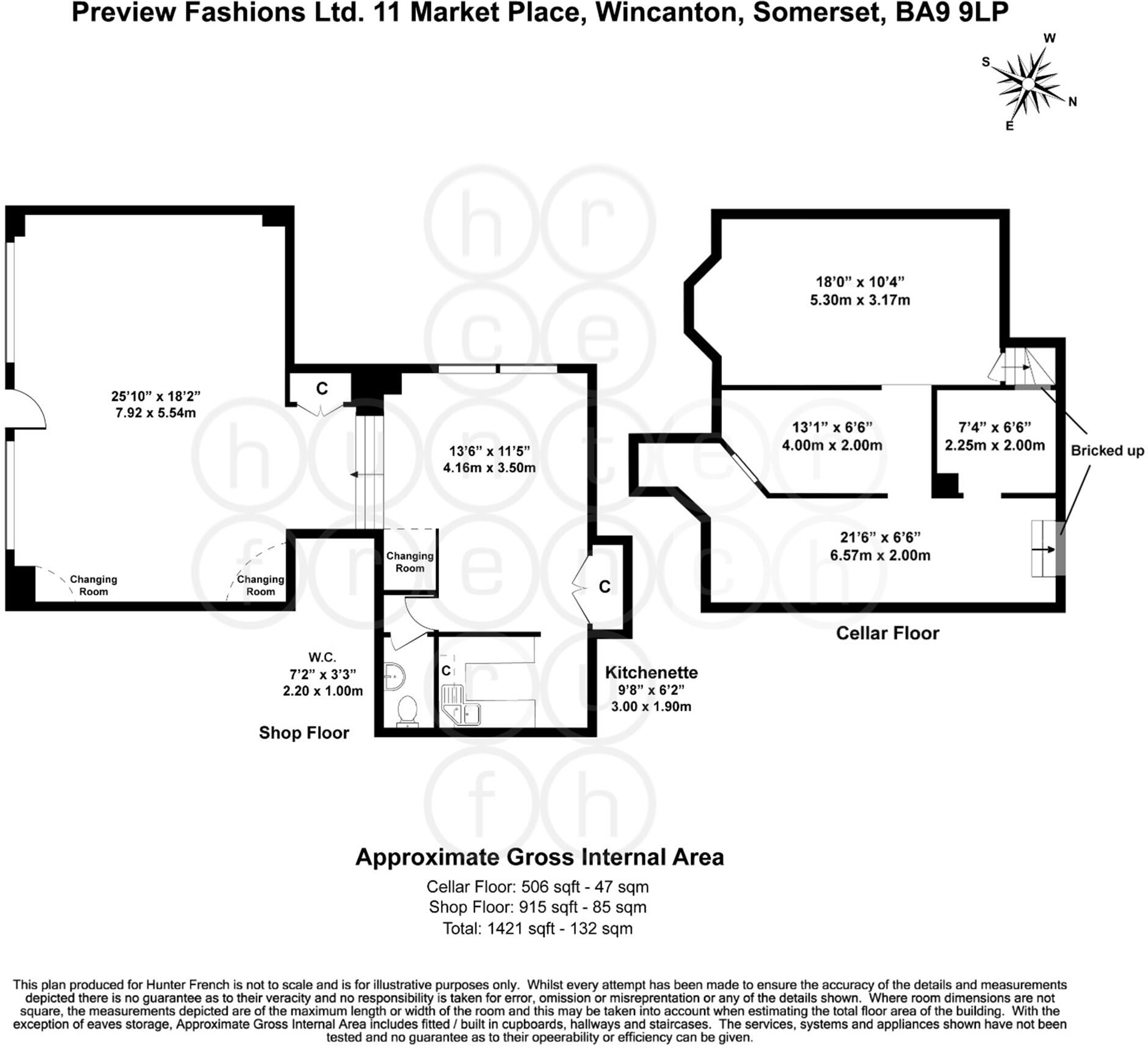 Market Place, Wincanton, Somerset, BA9 9LP floorplan
