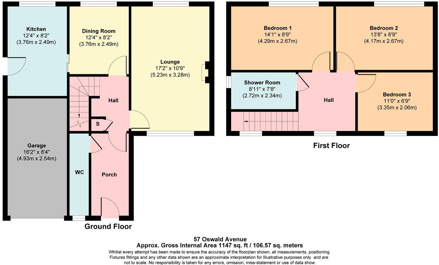 Oswald Avenue, Weston Coyney, Stoke-on-Trent floorplan