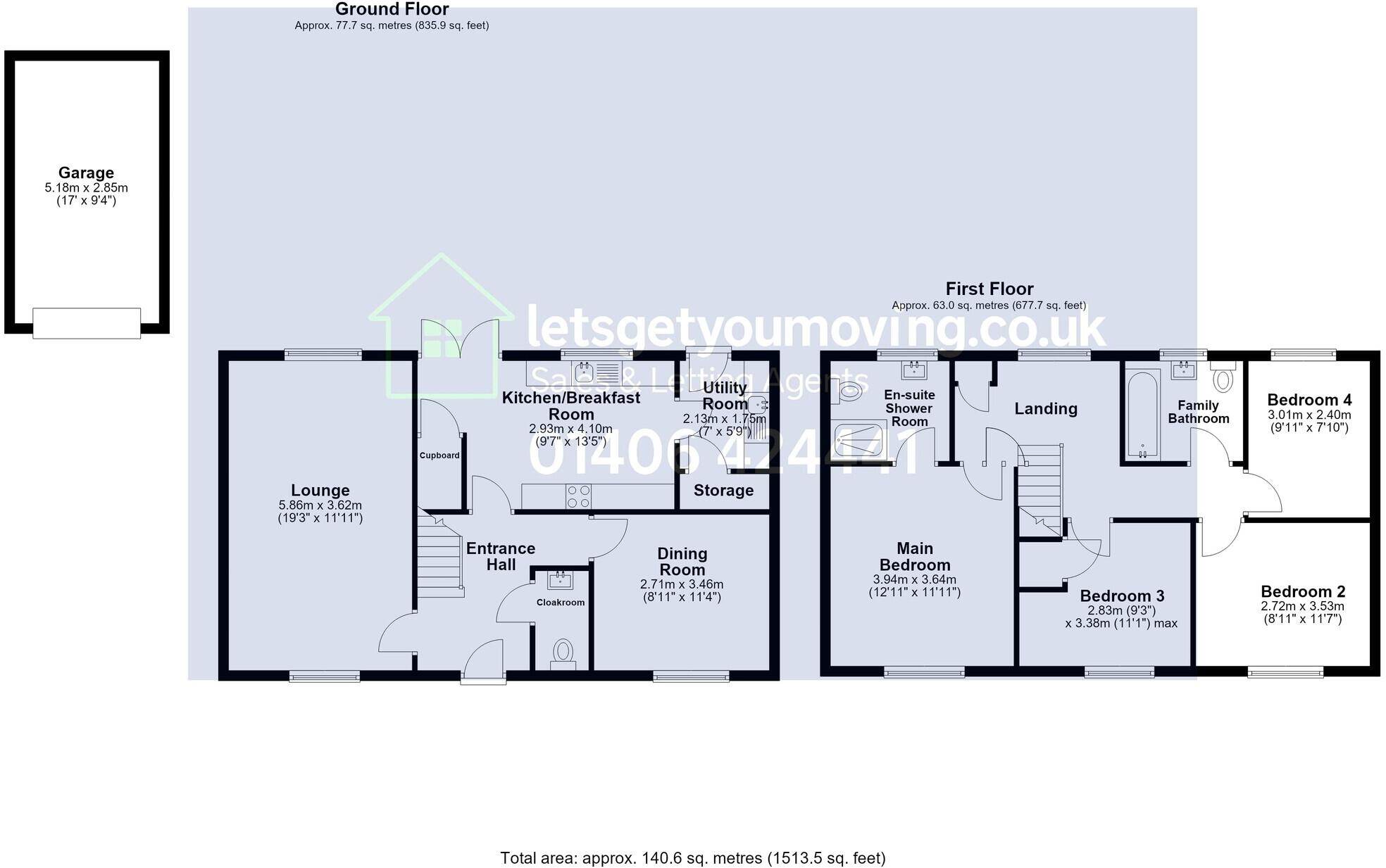 Carmine Way, Fleet Hargate floorplan