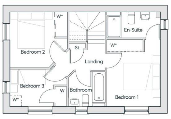 Baldwin Drive, NP19 4DW, UK floorplan