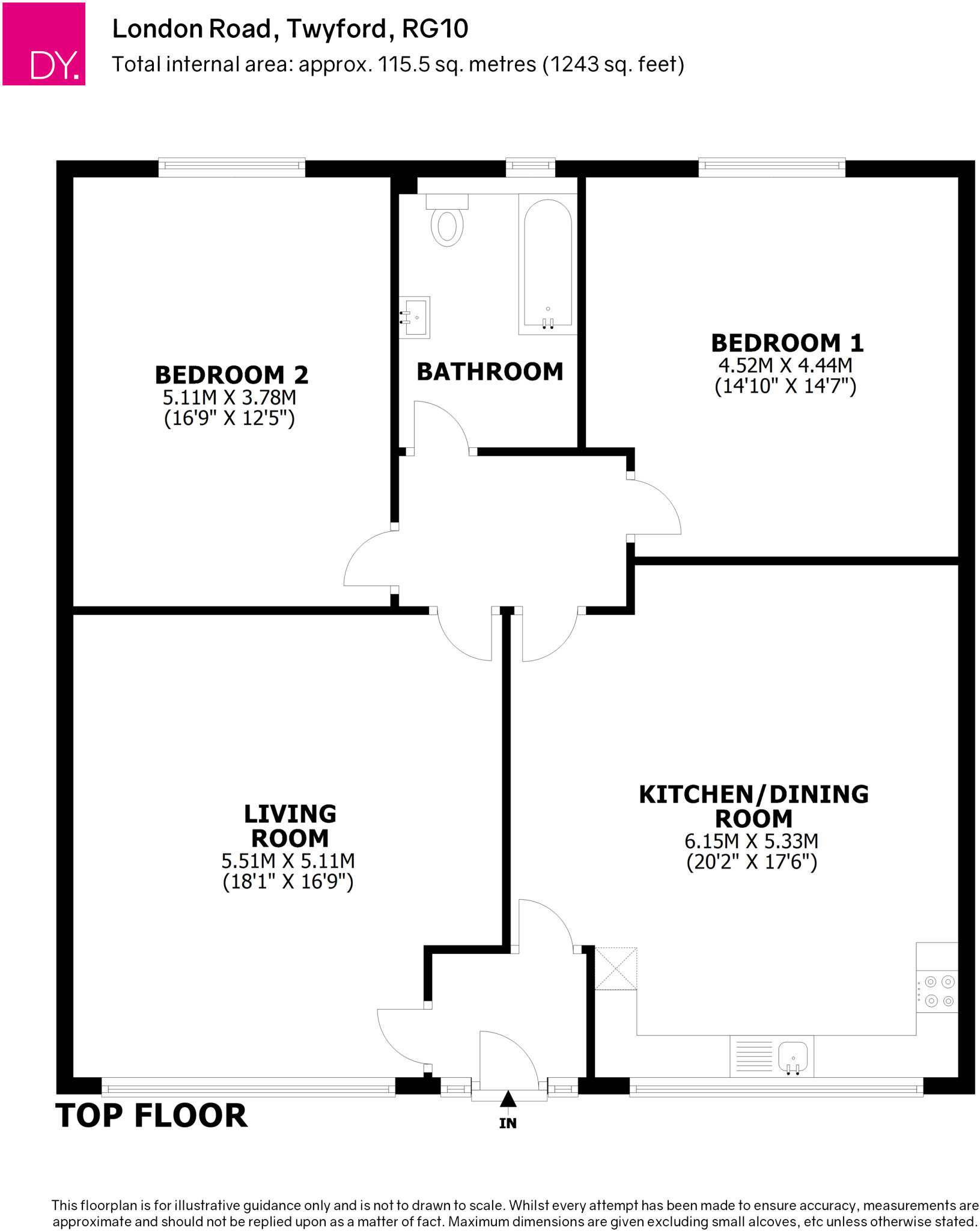 London Road, Twyford, Reading, Berkshire, RG10 floorplan