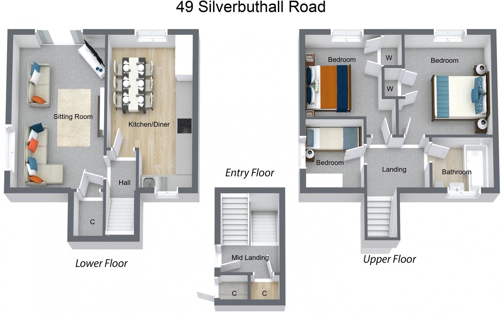 Silverbuthall Road, Hawick floorplan