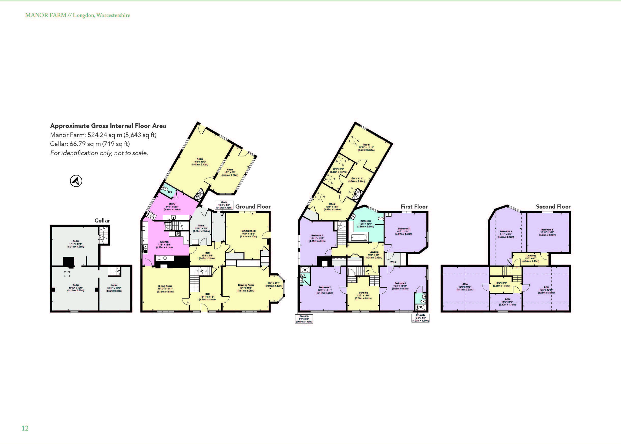Longdon, Tewkesbury, Worcestershire GL20 floorplan