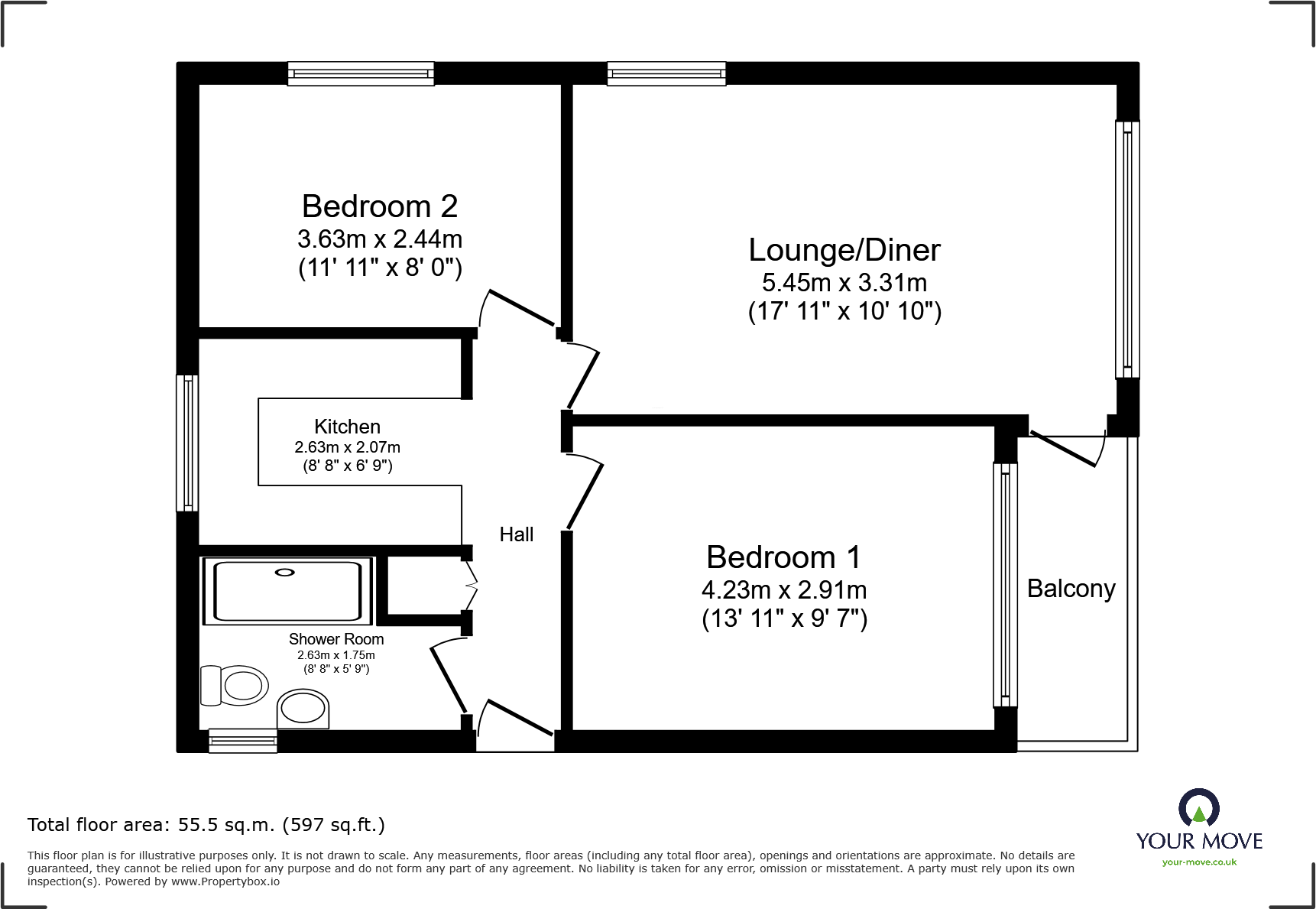 Dogs Hill Road, Winchelsea Beach, Winchelsea, East Sussex, TN36 floorplan