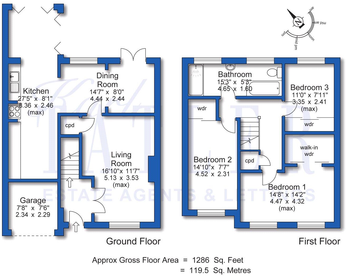 Buckingham Avenue, Higher Bebington, Wirral floorplan