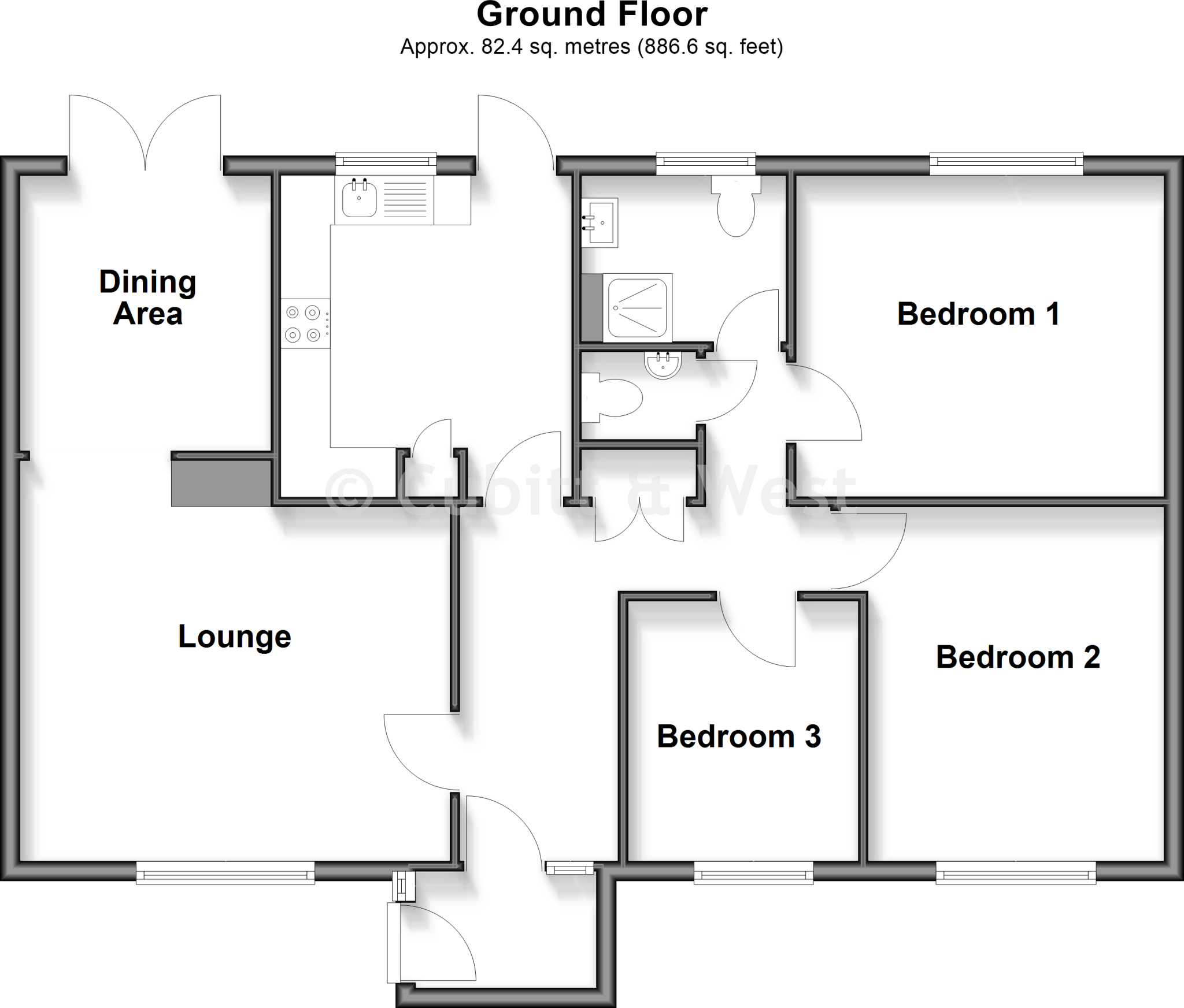 Farm Road, Bracklesham Bay, Chichester, West Sussex floorplan