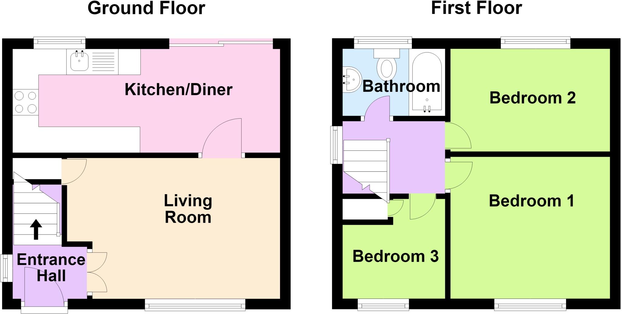 Newlyn Avenue, Macclesfield, SK10 3PN floorplan