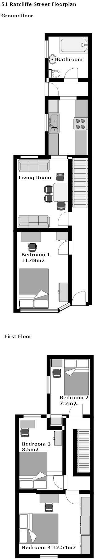 Ratcliffe Street, York, North Yorkshire, YO30 floorplan