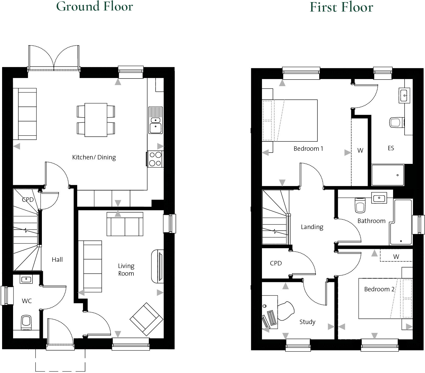 Plot 23, Foxglove Place, Felsted, Essex floorplan