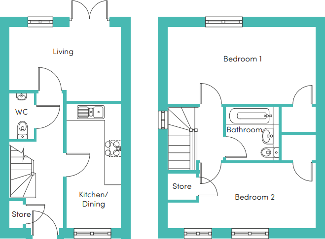 Cornflower Avenue, Shirebrook, NG20 floorplan