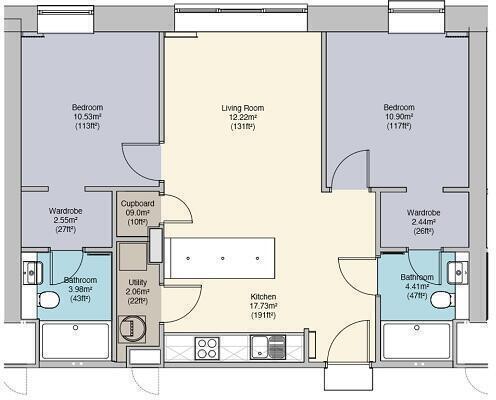 Smiths Yard, Blossom Street, Manchester floorplan