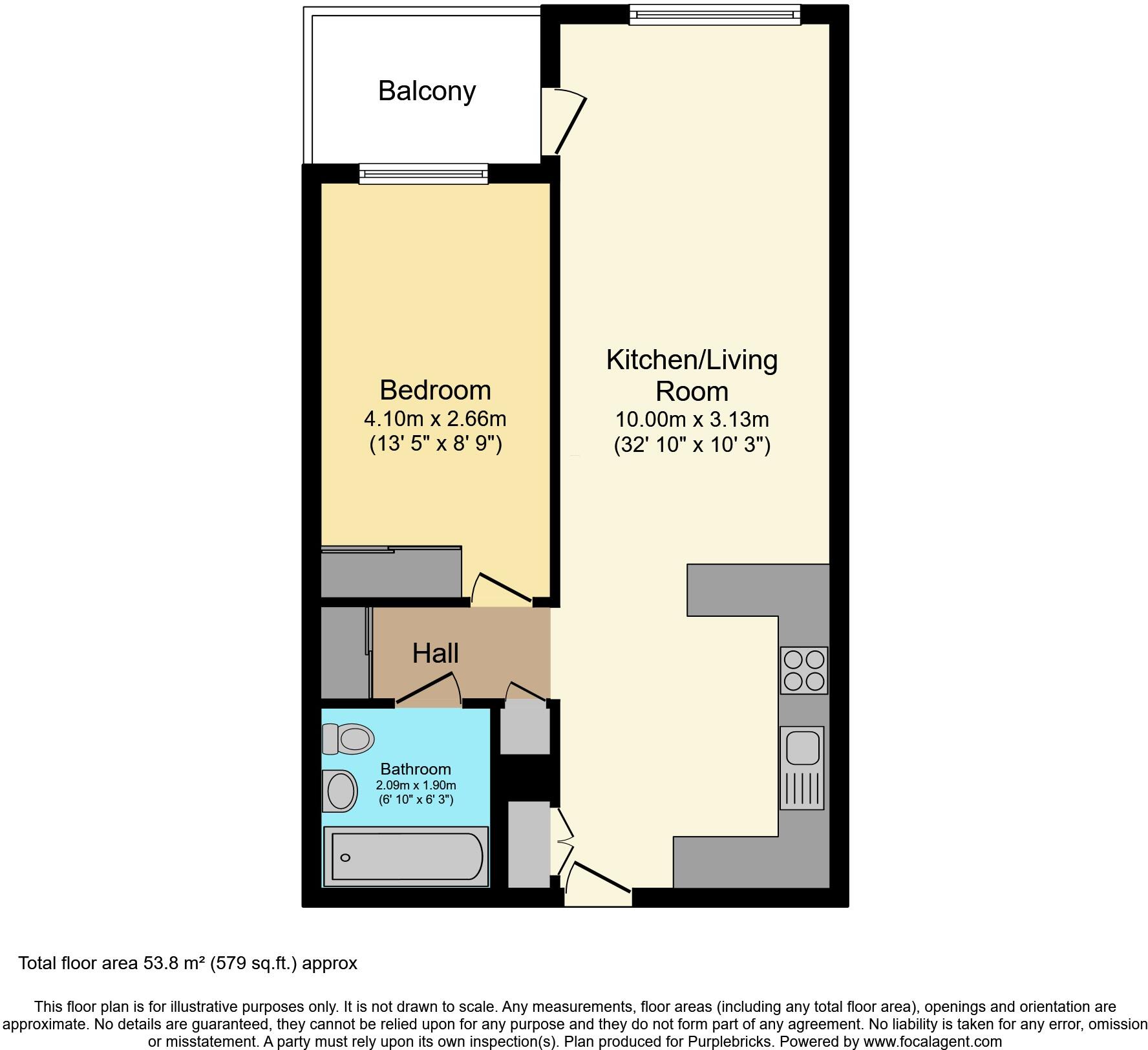 14 Rennie Street, London, SE10 floorplan