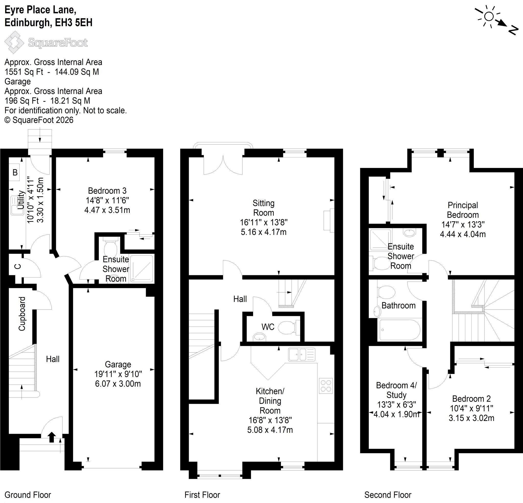 Eyre Place Lane, Canonmills, Edinburgh floorplan