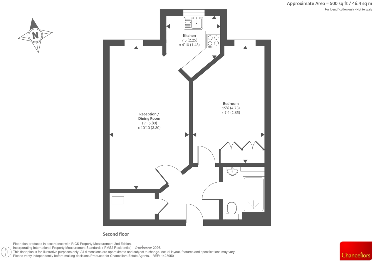 Benedict Court, Newbury, RG14 floorplan