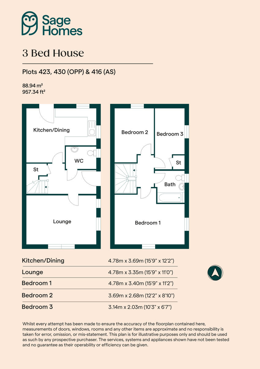 Woolhouse Way, Norwich floorplan