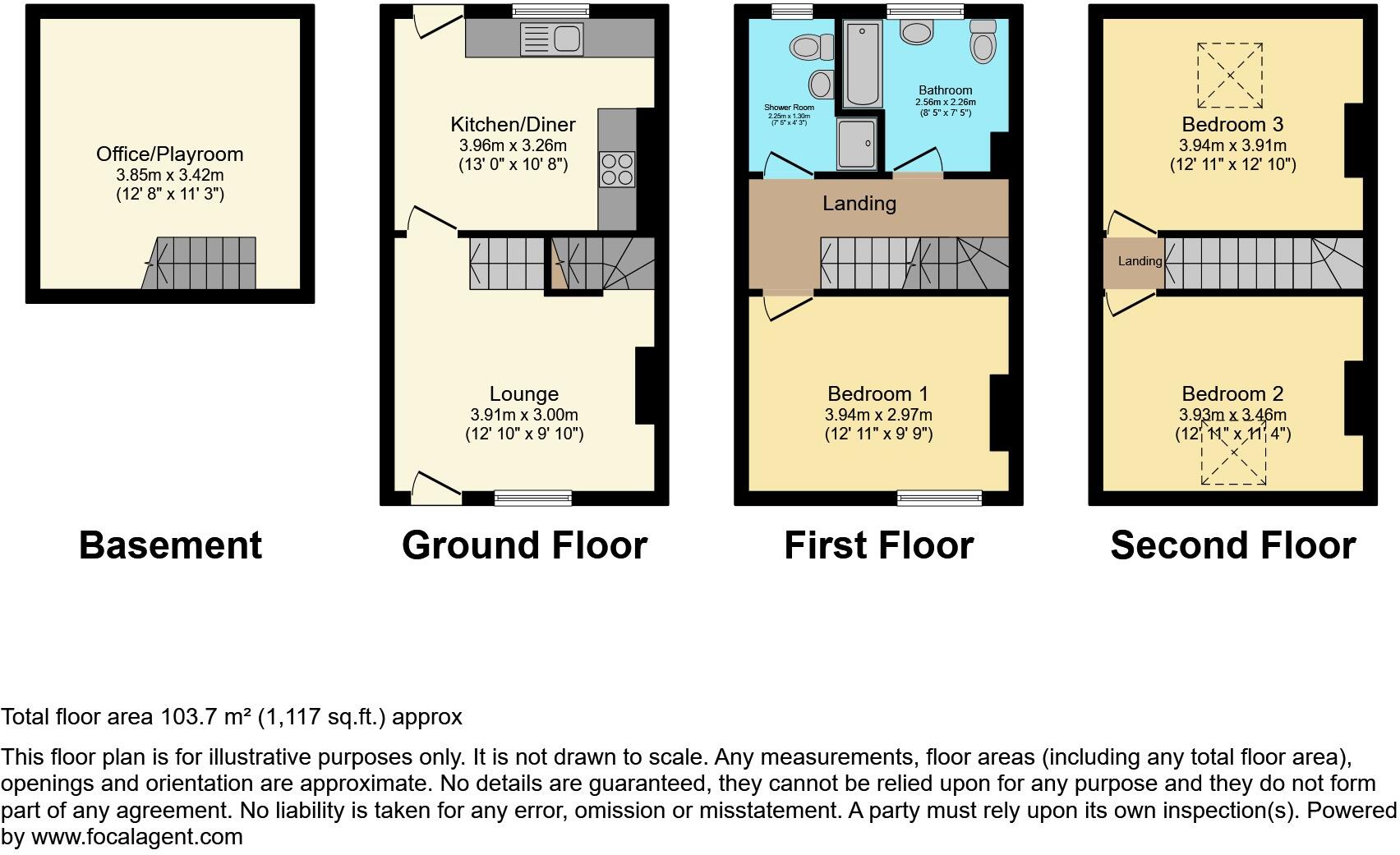 Smithies Lane, Barnsley, S71 floorplan