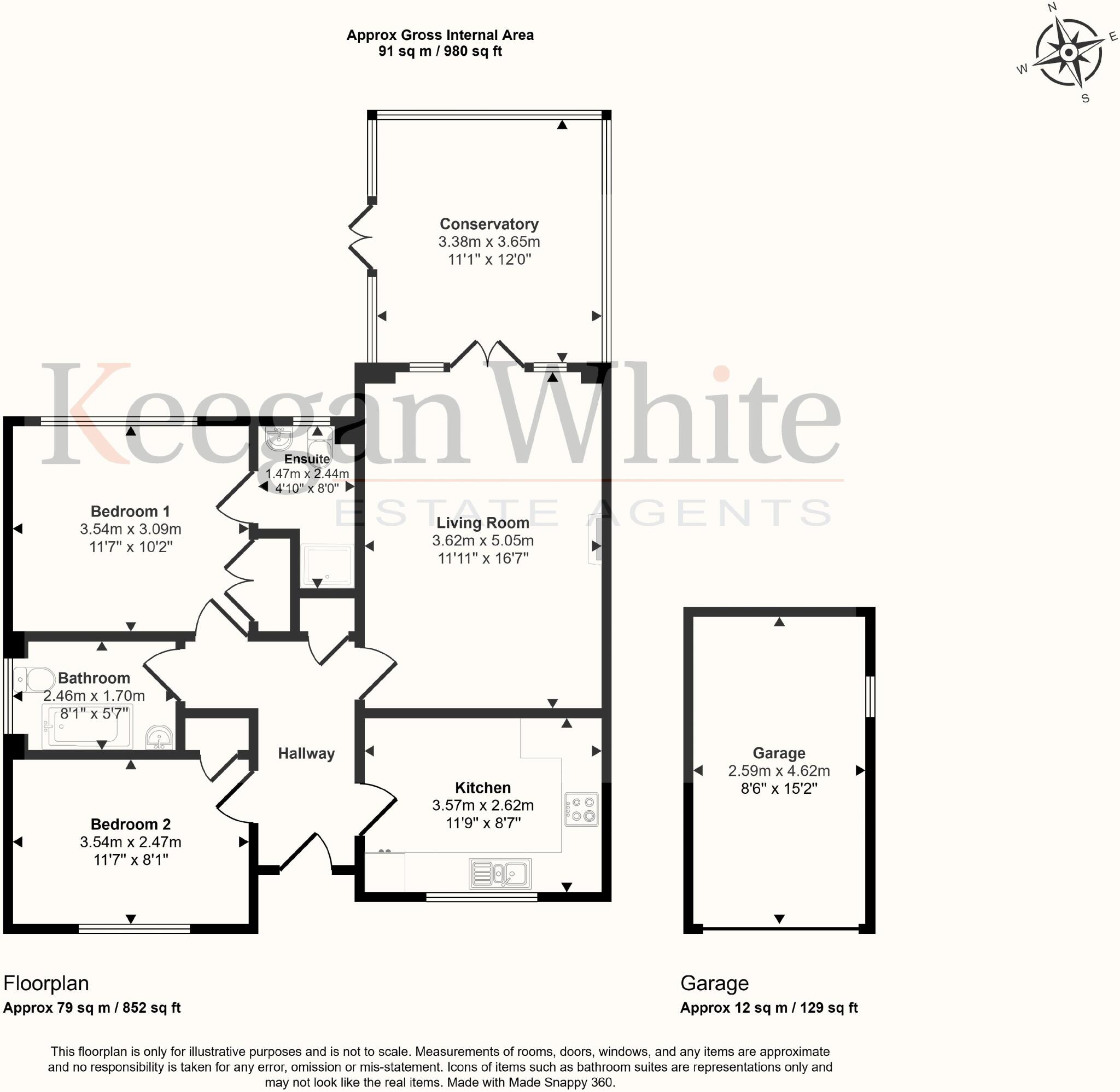 Penn Road - Detached Bungalow - No Chain floorplan
