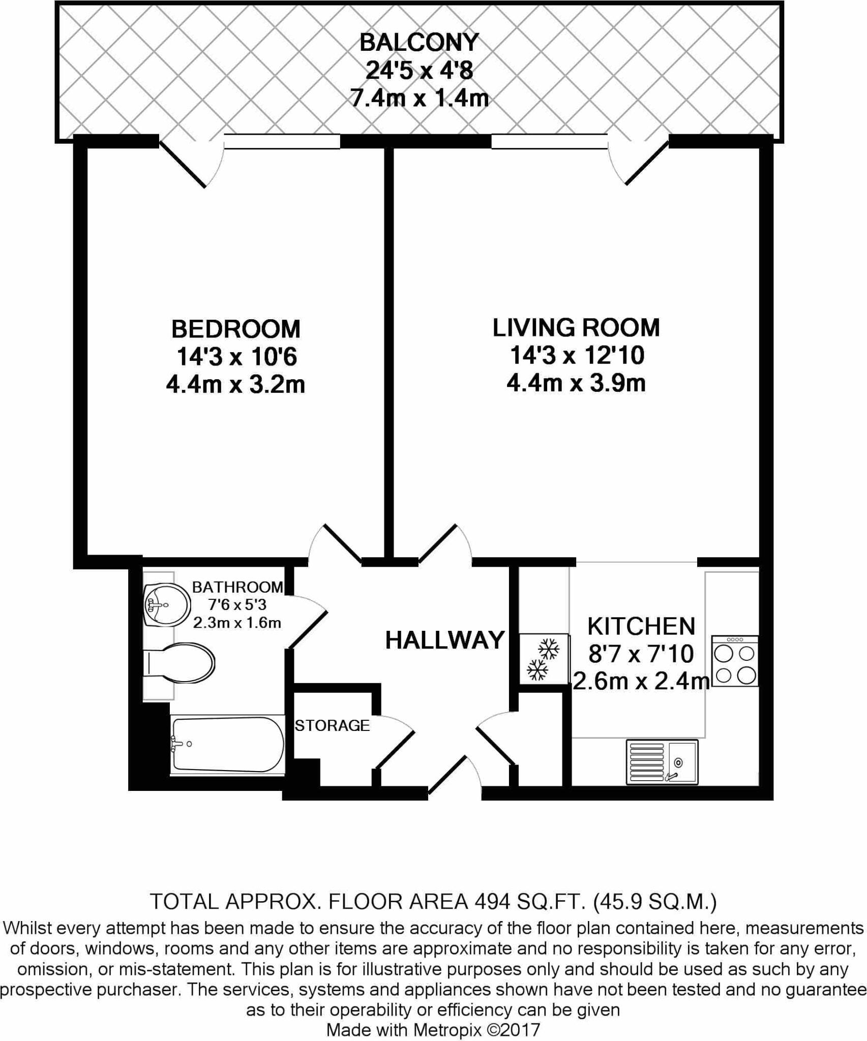 Merryweather Place, Greenwich floorplan