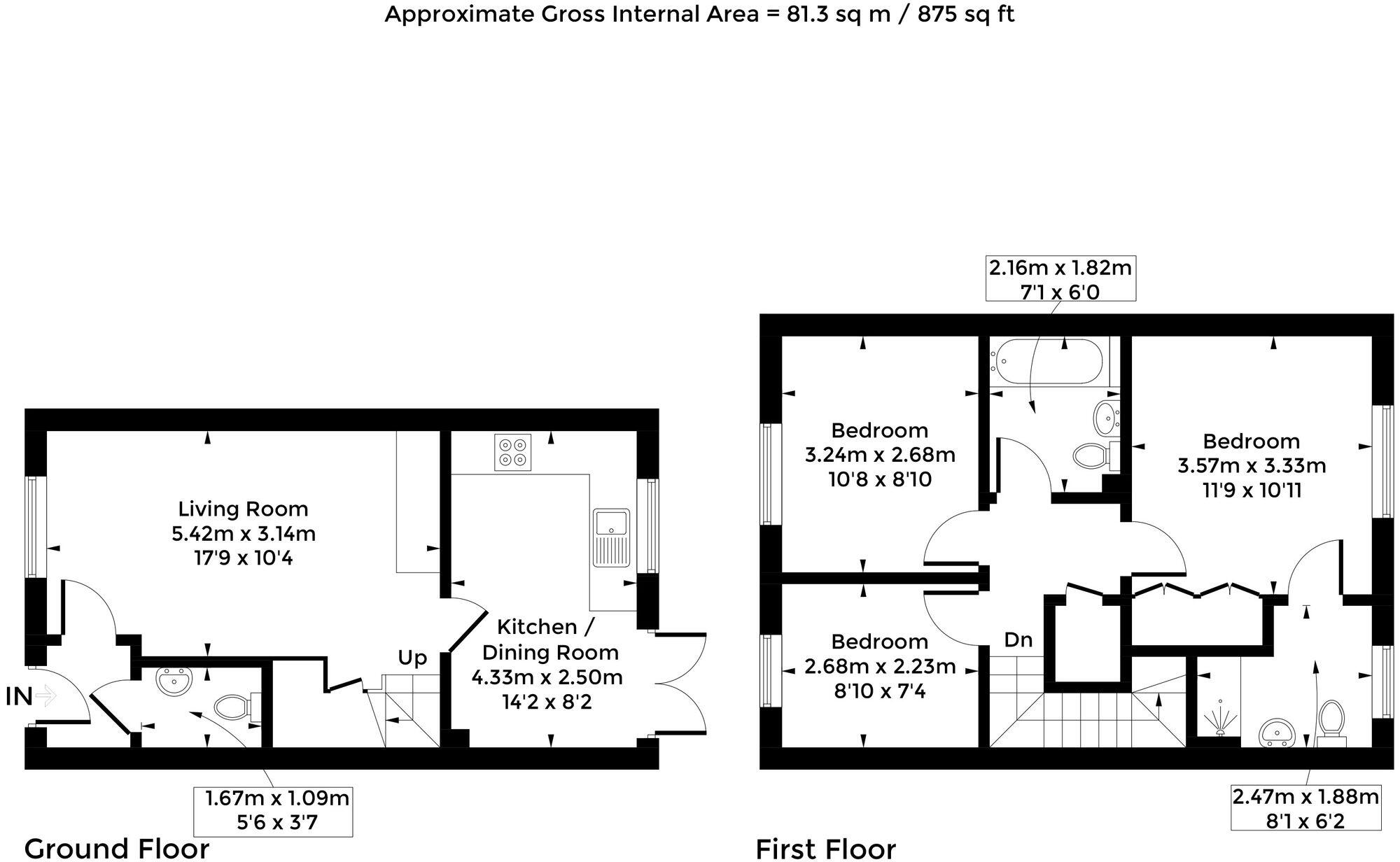 Middlegrove, Radley, OX14 floorplan