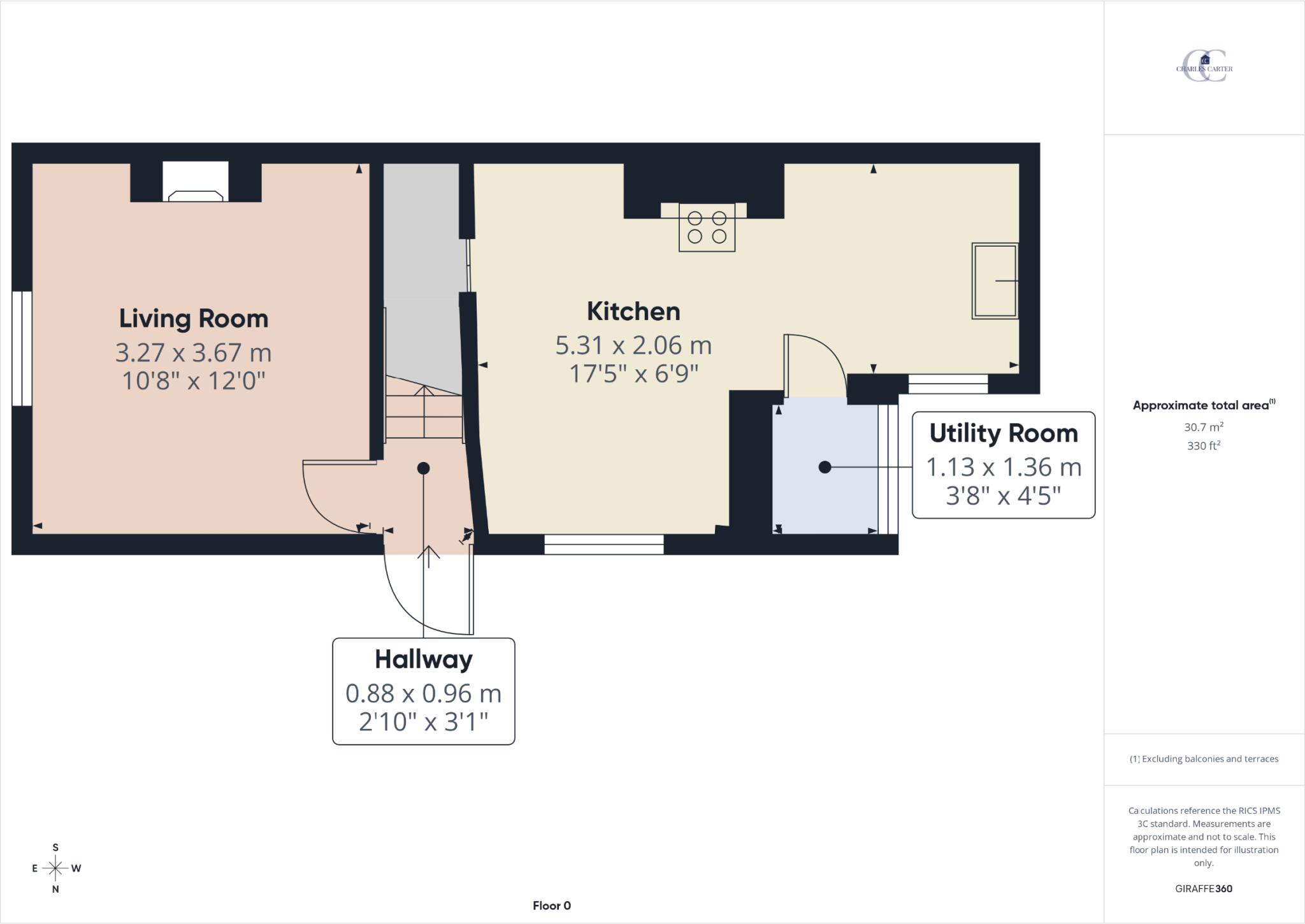Westminster Road, Malvern floorplan