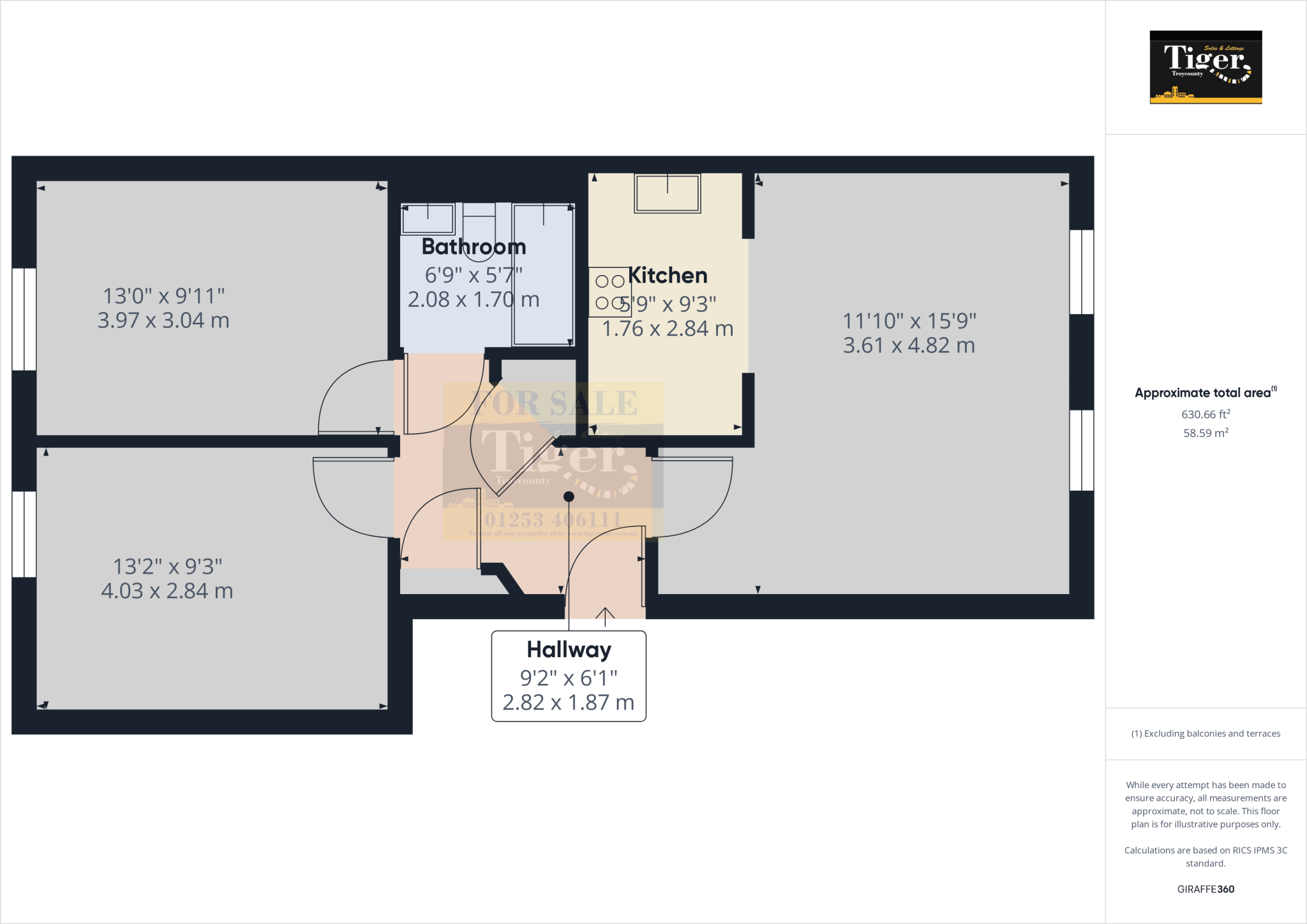 Harcourt Road, Blackpool floorplan