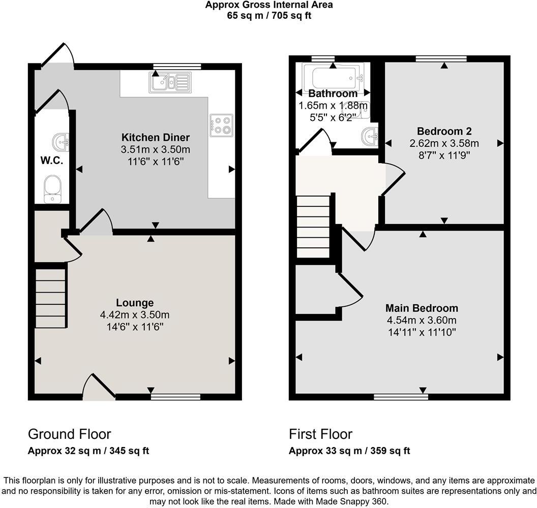 High Dale Rise, Silsden, floorplan