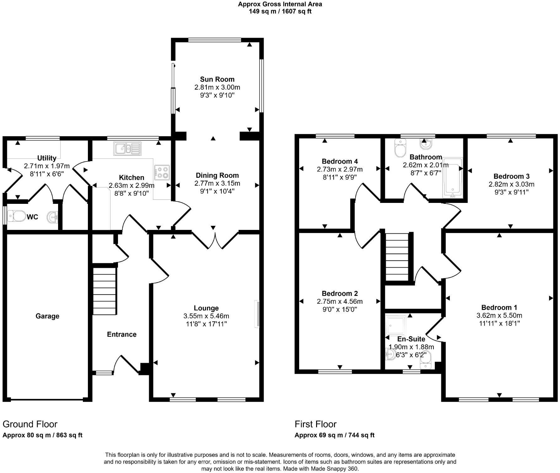 Millers Gate, PE22 floorplan
