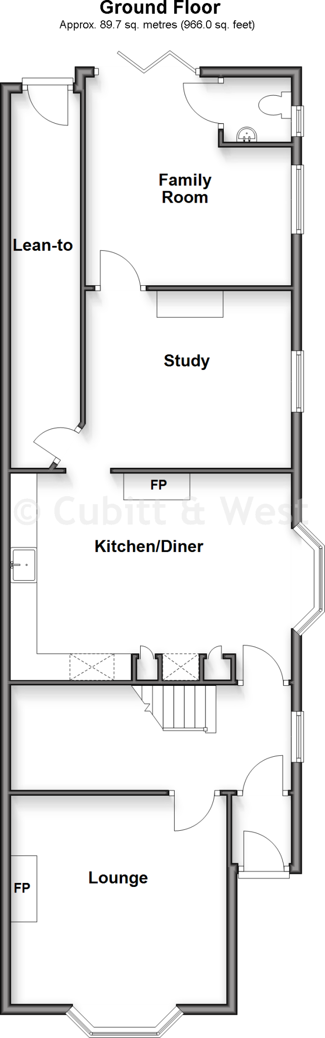 Oriel Road, Portsmouth, Hampshire floorplan