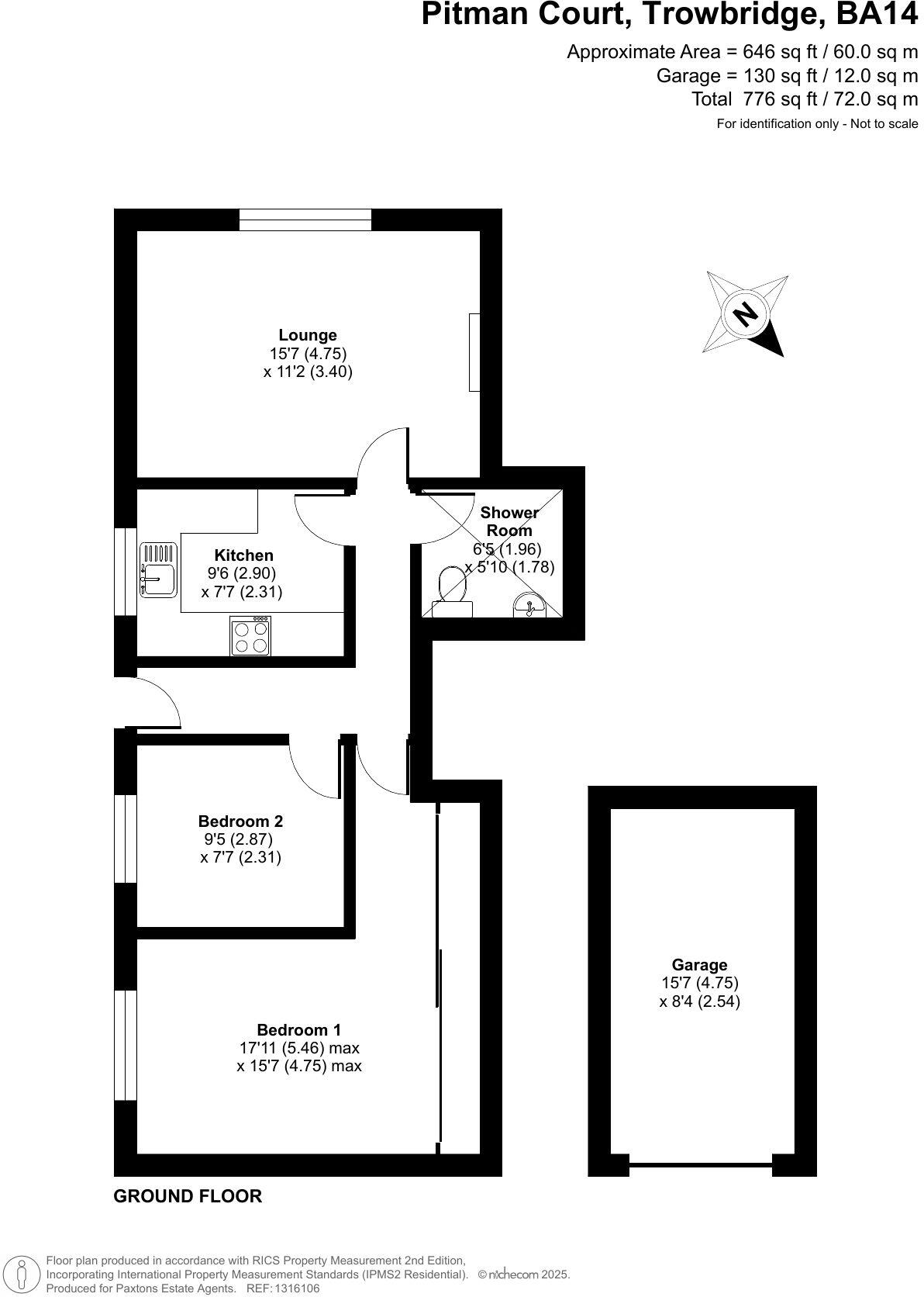 Pitman Court, Trowbridge, BA14 0EL floorplan