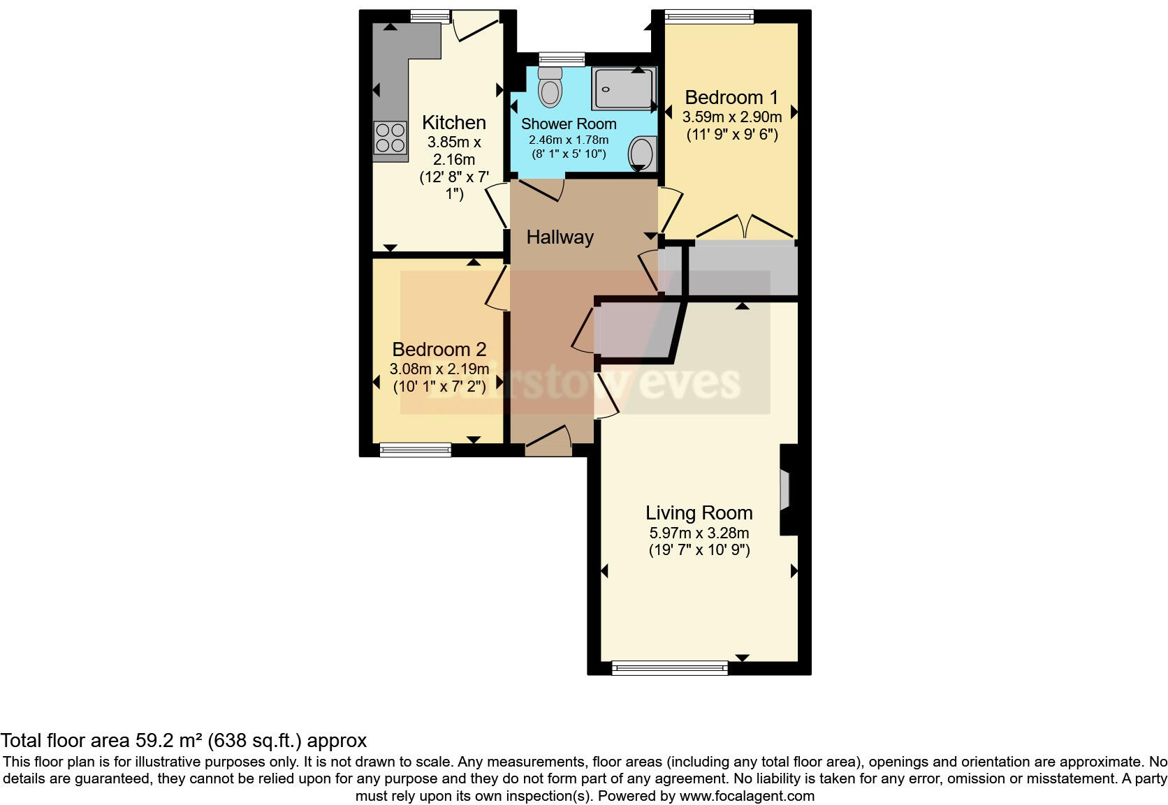 Thornbridge Grove, Walsall Wood, Walsall, West Midlands, WS9 floorplan