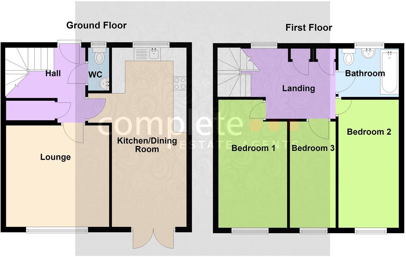 Copeland, Brownsover, Rugby floorplan