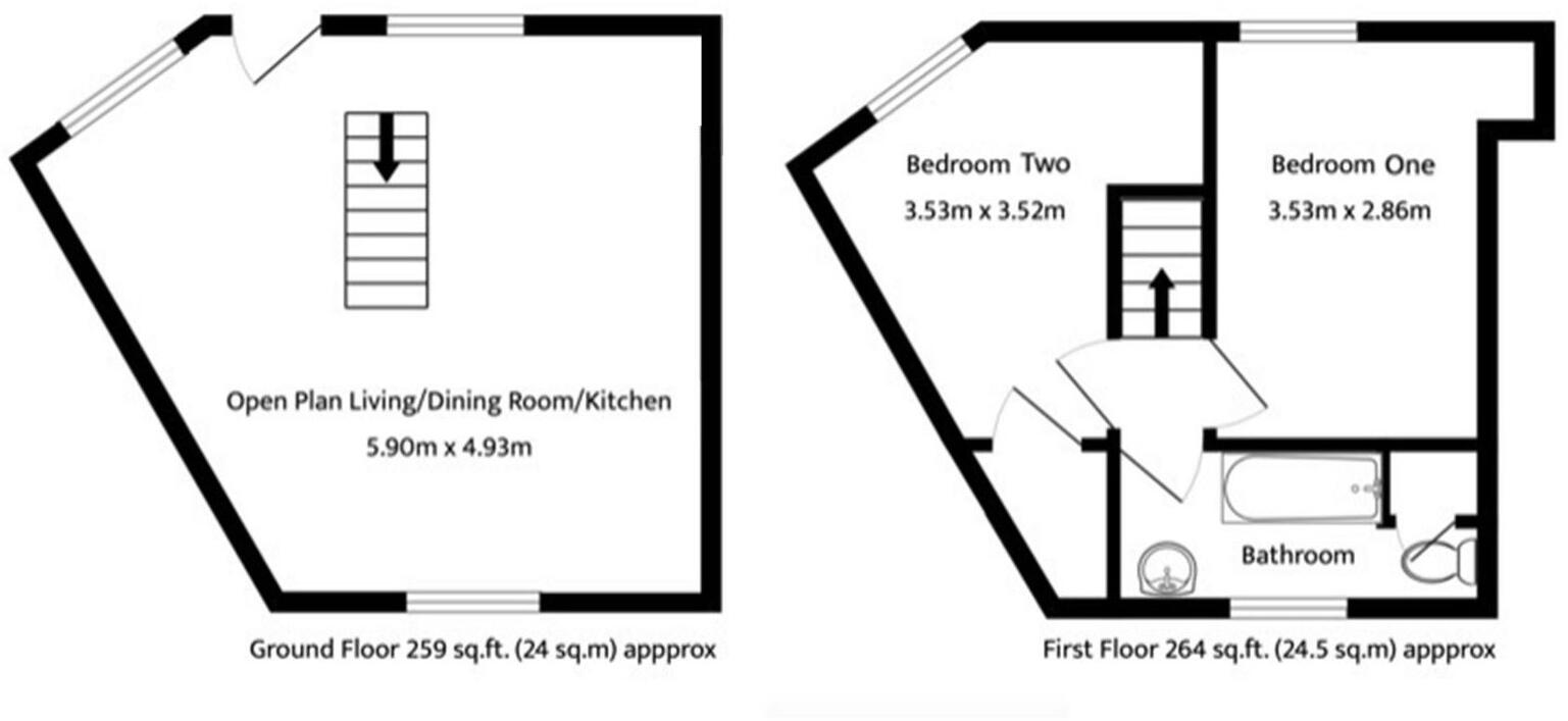 Padstow, PL28 floorplan