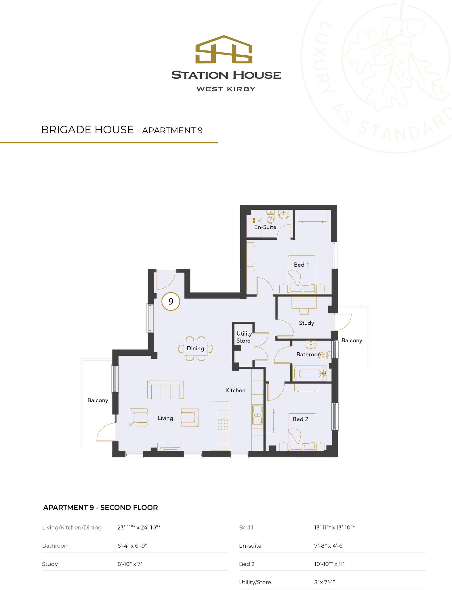 Brigade House, John Kirby Way, West Kirby, Wirral, CH48 floorplan
