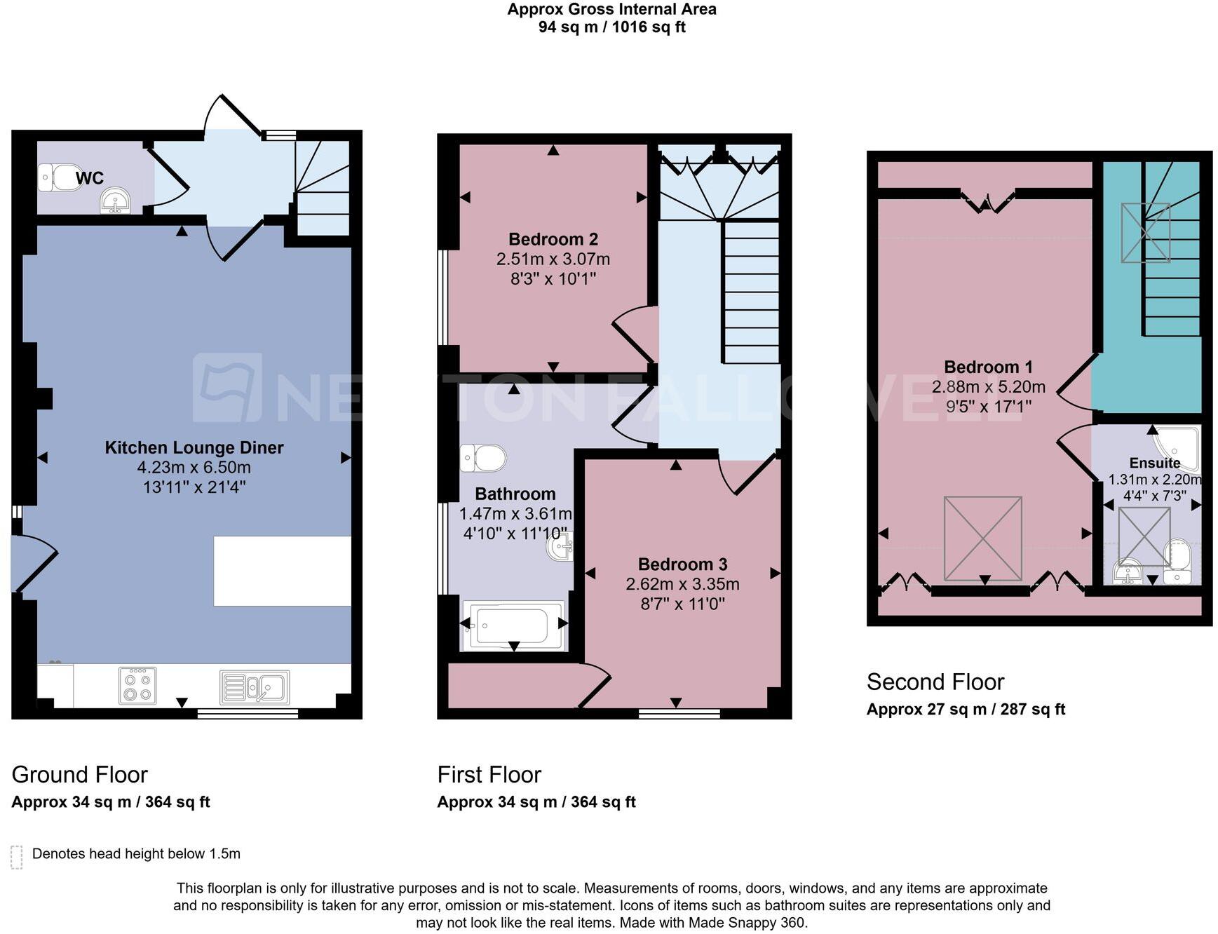 The Green, Markfield, LE67 floorplan