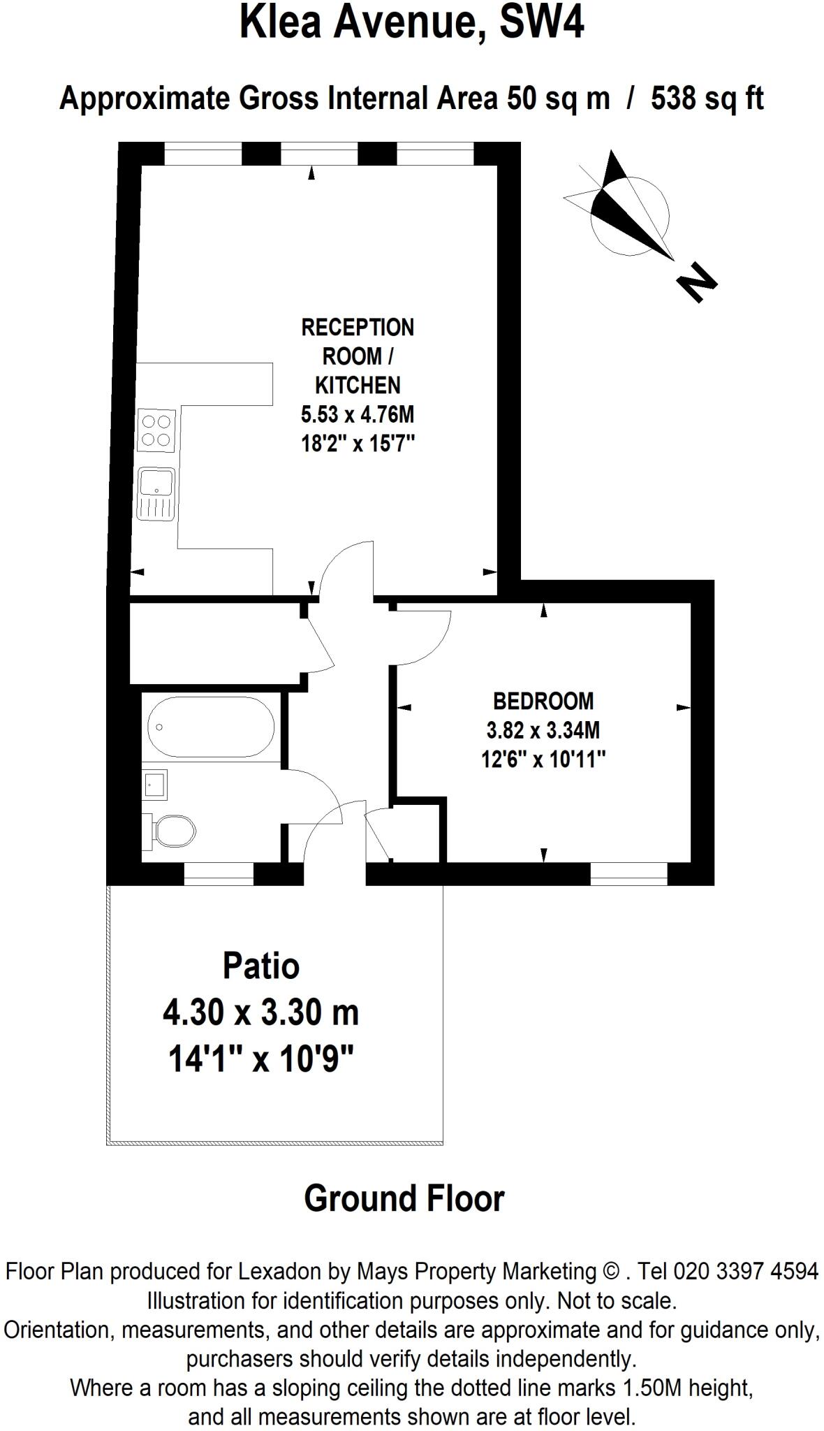 1B Klea Avenue, Sw4 floorplan